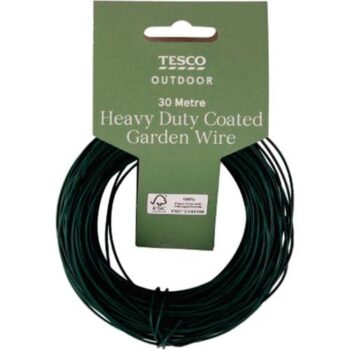 Tesco Heavy Duty Coated Garden Wire (30m)