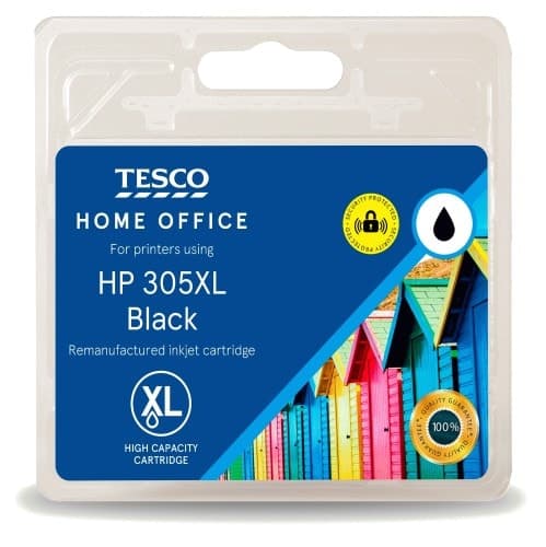 Tesco HP305XL Remanufactured Black Printer Ink Cartridge