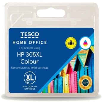 Tesco HP305XL Remanufactured Colour Printer Ink Cartridge