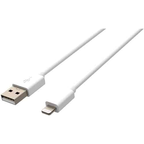 Tesco Lightning USB Sync & Charge iPhone Charger Cable White (50cm)