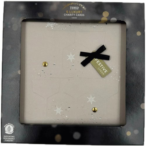 Tesco Luxury Cocktail Christmas Cards
