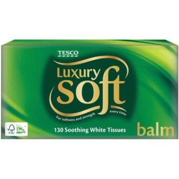 Tesco Luxury Soft Balm Tissues 130 Sheets