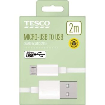 Tesco Micro USB Cable White