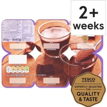 Tesco Milk Chocolate Mousse (6 x 60g)