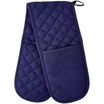 Tesco Navy Double Oven Glove