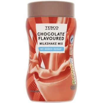 Tesco No Added Sugar Chocolate Flavoured Milkshake Mix (300g)