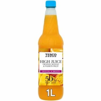 Tesco No Added Sugar Hi Juice Orange Mango & Passion Fruit (1lt)