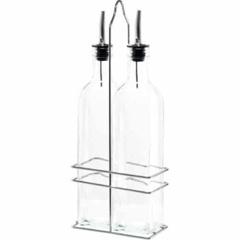 Tesco Oil & Vinegar Glass Cruet Set