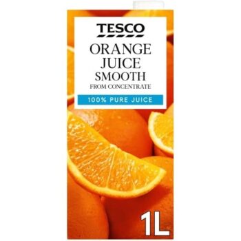 Tesco Orange Juice Smooth (1 Litre)