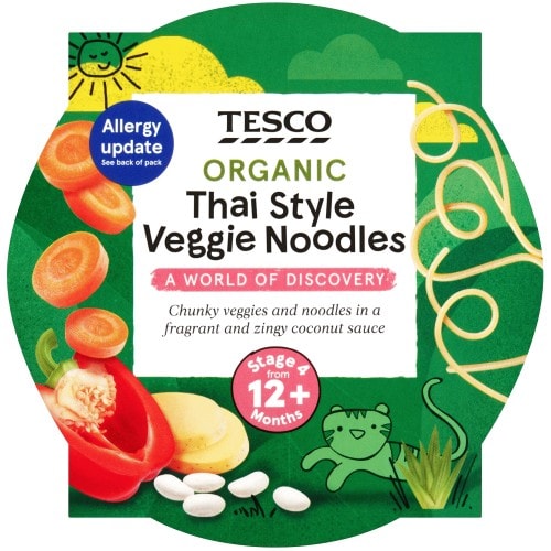 Tesco Organic Thai Style Veggie Noodles (200g)