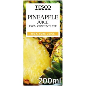 Tesco Pineapple Juice From Concentrate (200ml)
