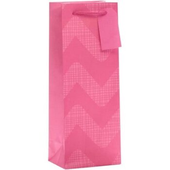 Tesco Pink Wave Bottle Bag