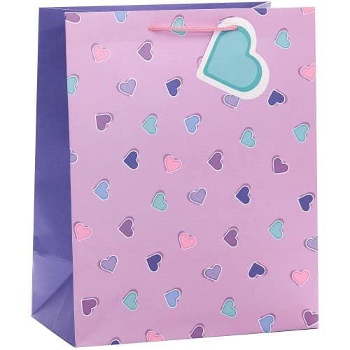Tesco Purple Hearts Large Bag