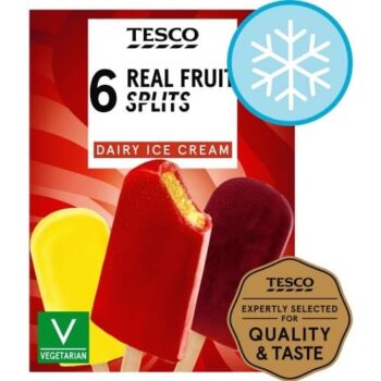Tesco Real Fruit Splits (6 x 73ml)