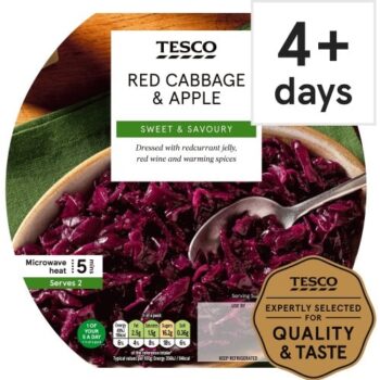 Tesco Red Cabbage & Apple (300g)