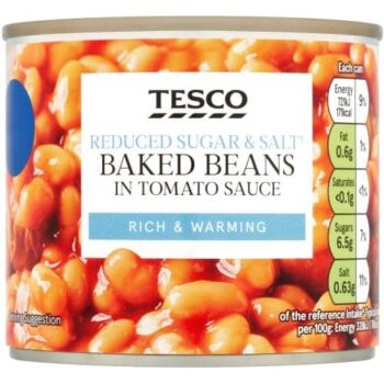 Tesco Reduced Sugar & Salt Baked Beans (220g)