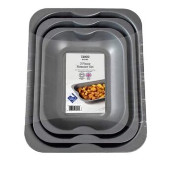 Tesco Roaster Set (3 x 28cm, 33cm, 38cm)