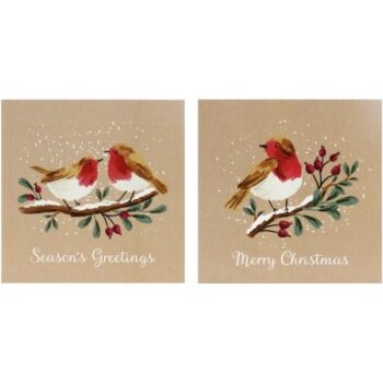 Tesco Robin Christmas Cards