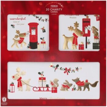 Tesco Rudi Reindeer Christmas Cards