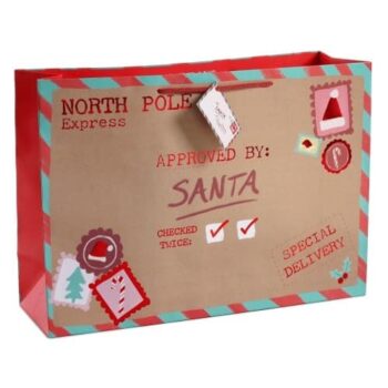 Tesco Santa Approved XL Christmas Gift Bag