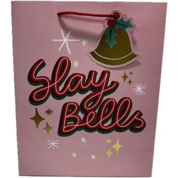 Tesco Slay Bells Large Christmas Gift Bag