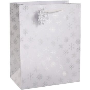 Tesco Snowflake Large Christmas Gift Bag
