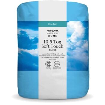 Tesco Soft Touch 10.5 Tog Duvet Double