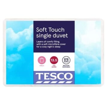 Tesco Soft Touch 13.5 Tog Duvet Single