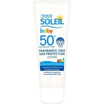 Tesco Soleil Baby Fragrance-Free Sun Protection Lotion SPF50+
