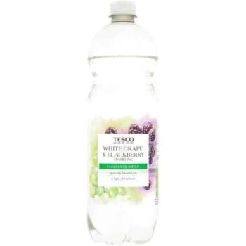 Tesco Sparkling Water White Grape & Blackberry (1 Litre)