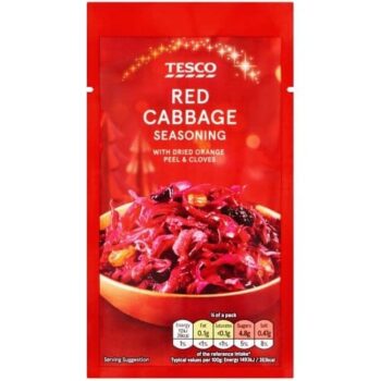Tesco Spiced Red Cabbage Seasoning