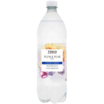 Tesco Still Flavoured Water Plum & Pear (1 Litre)