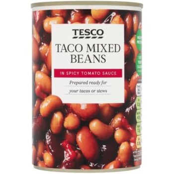 Tesco Taco Mixed Beans Spicy Tomato Sauce (395g)