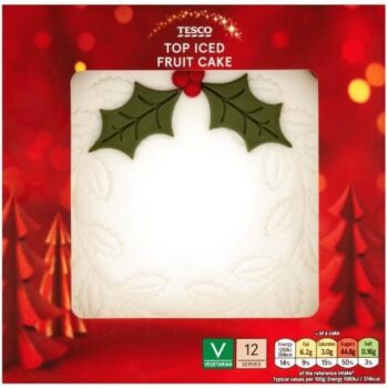 Tesco Top Iced Fruit Cake