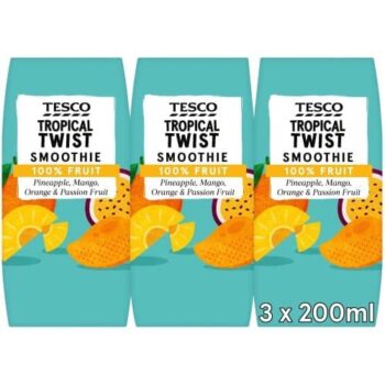Tesco Tropical Twist Smoothie (3 x 200ml)