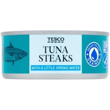 Tesco Tuna Steaks with a Little Spring Water (110g)