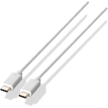 Tesco USB C to USB C Cable White (1m)