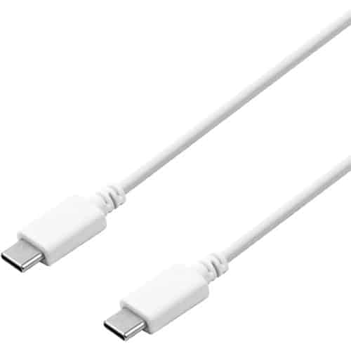 Tesco USB C to USB C Phone Charger Cable White (2m)