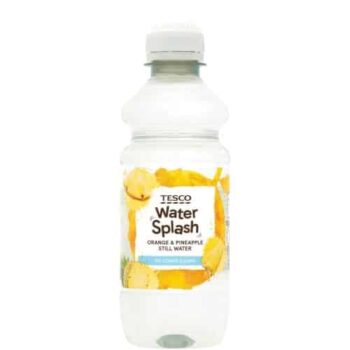 Tesco Water Splash No Added Sugar Still Water Orange & Pineapple (300ml)