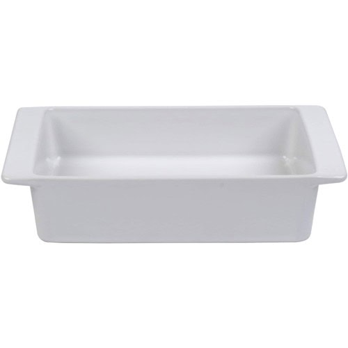 Tesco White Ceramic Rect Roaster Small