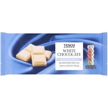 Tesco White Chocolate Bar (200g)