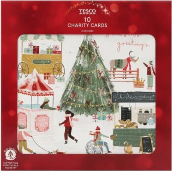 Tesco Winter Scene Christmas Cards