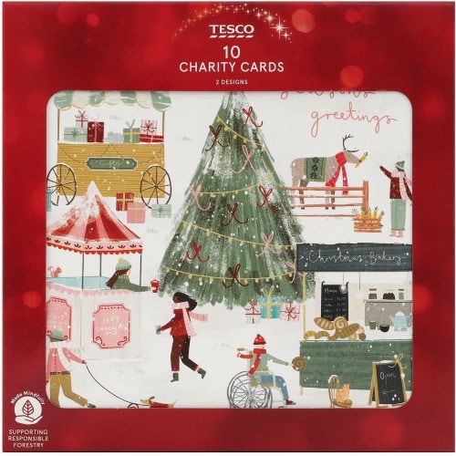 Tesco Winter Scene Christmas Cards