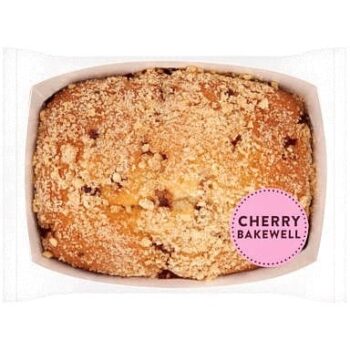 The BAKERY at ASDA Cherry Cakewell Loaf Cake