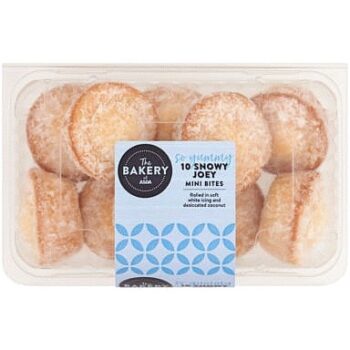 The BAKERY at ASDA The Bakery 10 Snowy Joey Mini Bites (240g)