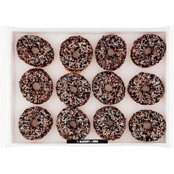 The BAKERY at ASDA The Bakery 12 Choc Iced Donuts