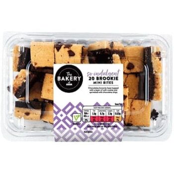 The BAKERY at ASDA The Bakery 20 So Indulgent Brookie Mini Bites