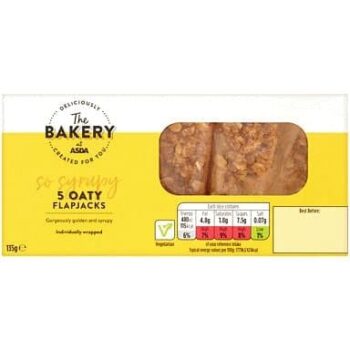 The BAKERY at ASDA The Bakery 5 Oaty Flapjacks (135g)