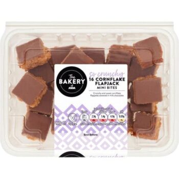 The BAKERY at ASDA The Bakery at 16 Cornflake Flapjack Mini Bites (192g)
