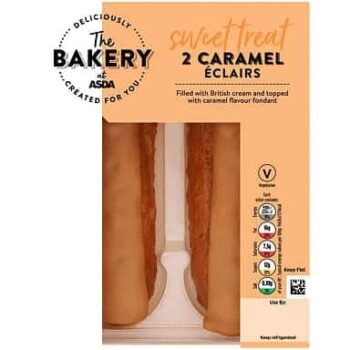 The BAKERY at ASDA The Bakery at 2 Caramel Eclairs